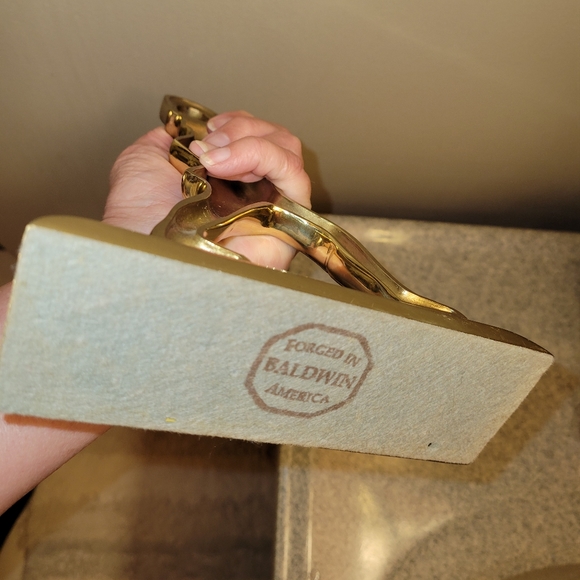 Vintage Baldwin Brass Hessian Soldier Door Stop Made in America - Picture 3 of 4